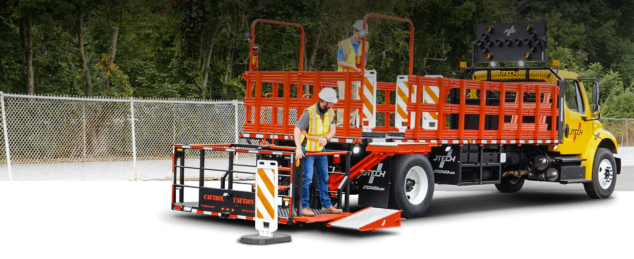 Dynamic Lift System for construction zone cone and panel deployment