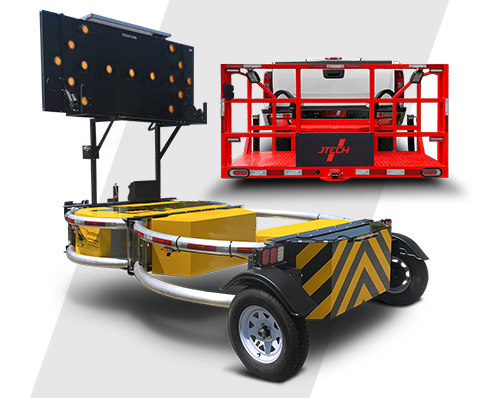 Highway Construction Zone Safety Basket Trailer Attenuator Rentals