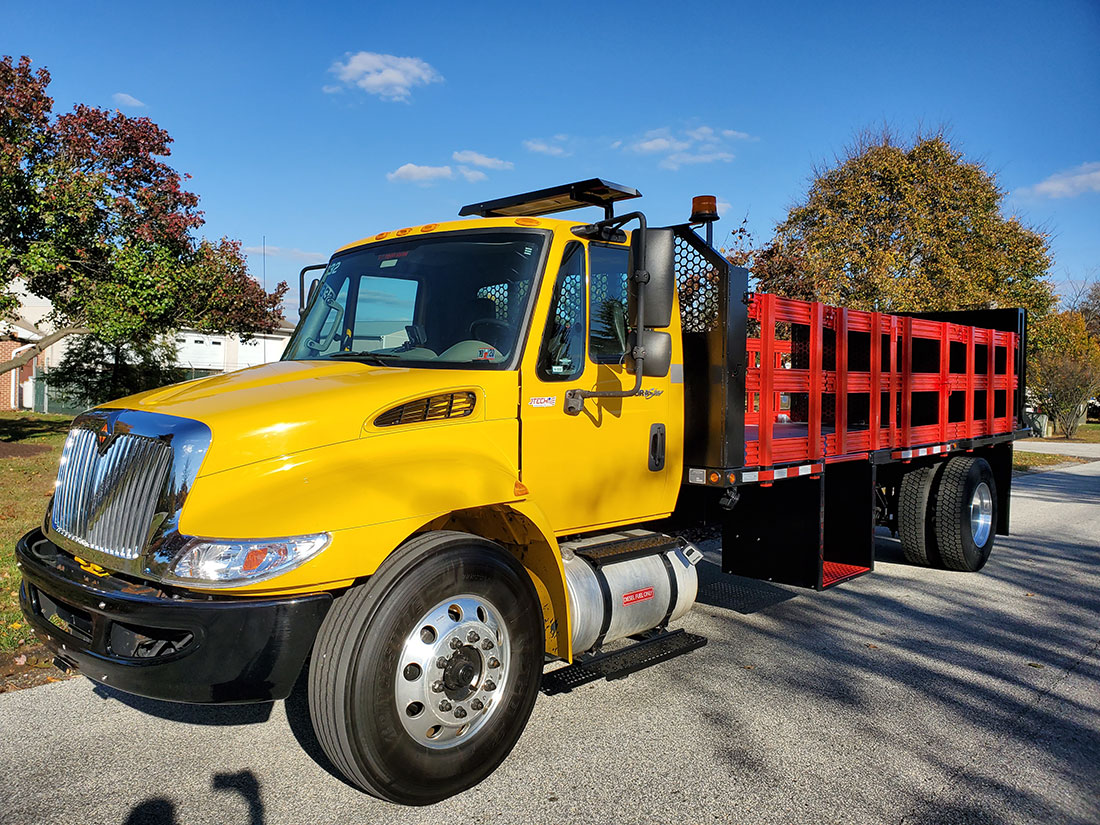 2013 International 4300 20' Attenuator Truck (TMA) For Sale and Rent JTech Highway Safety Trucks