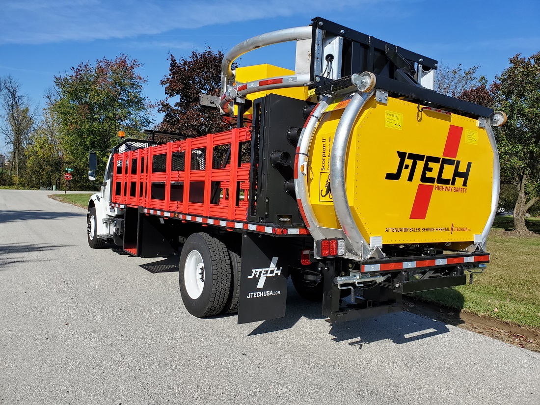 2013 Freightliner M2 20' Attenuator Truck (TMA) For Sale and Rent JTech Highway Safety Trucks