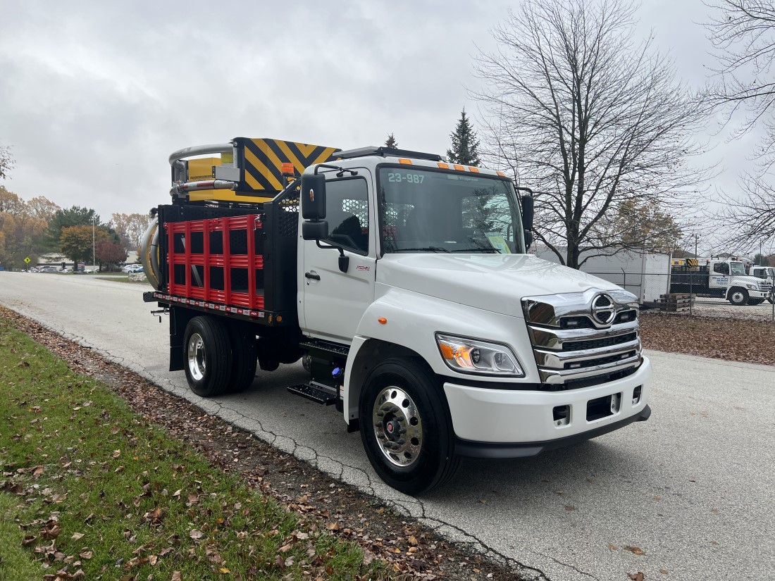 2023 Hino L6 12' Attenuator Truck (TMA) For Sale and Rent JTech Highway Safety Trucks